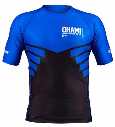 Okami  comp ranked rashguard - blue